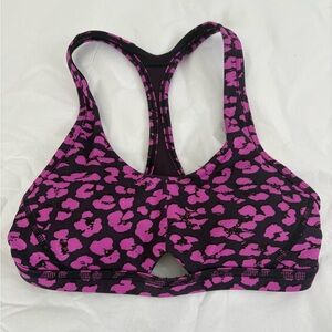 Lululemon | Sports Bra | Sz 2 | Cherry Cheetah | EUC
